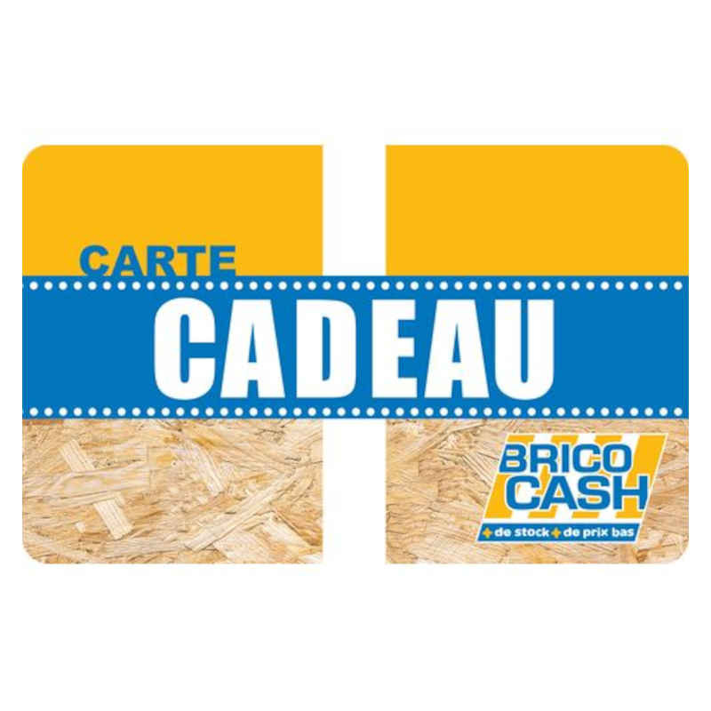 e-carte cadeau Brico Cash moins chère avec Accès CE